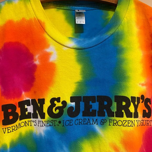 Vintage Ben & Jerry's Tie Dye Tee Medium - New - Picture 4 of 5